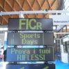 Tabellone alfanumerico e grafico FICr - Sports Days di Rimini